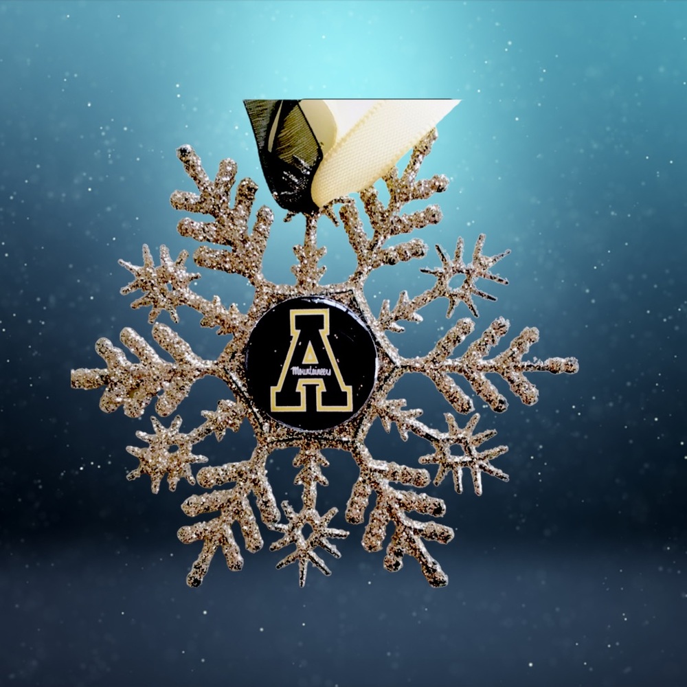 Appalachian MOUNTAINEERS Handmade Snowflake *NEW*